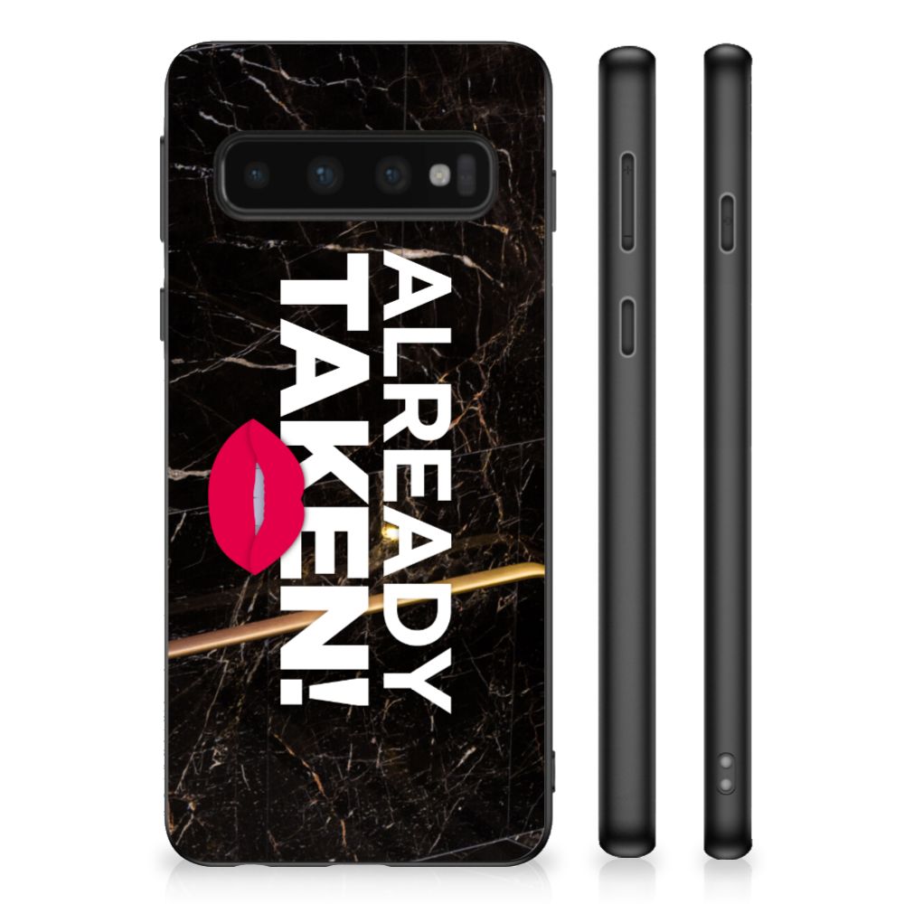 Samsung Galaxy S10 Hoesje met Quotes Already Taken Black B2C Telecom