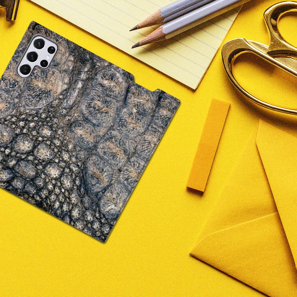 Samsung Galaxy S22 Ultra Hoesje maken Krokodillenprint - B2C Telecom