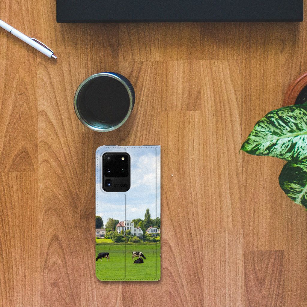 Samsung Galaxy S20 Ultra Hoesje maken Koeien - B2C Telecom