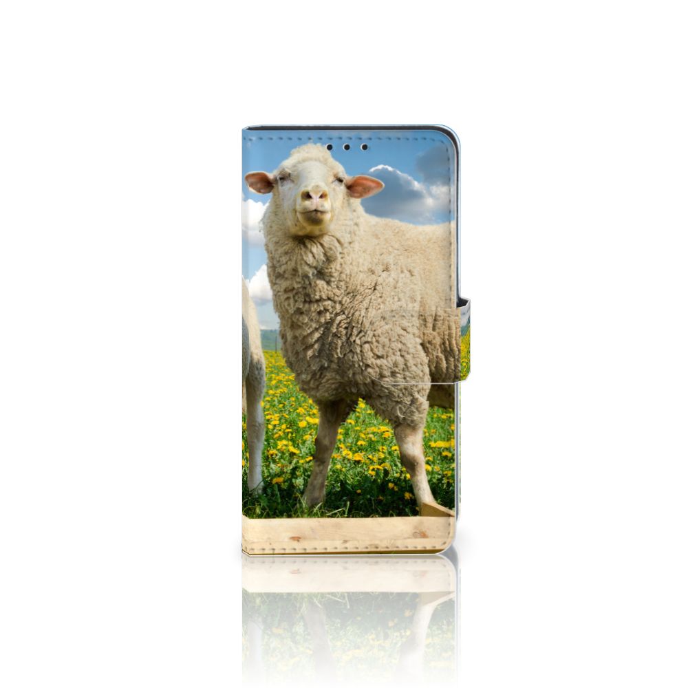 Xiaomi Redmi 7A Telefoonhoesje met Pasjes Schaap en Lammetje