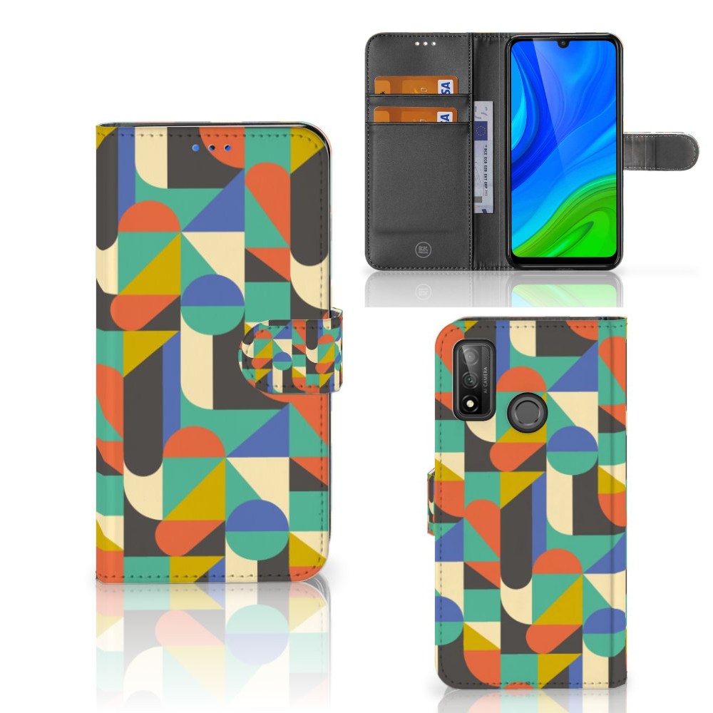 Huawei P Smart 2020 Telefoon Hoesje Funky Retro
