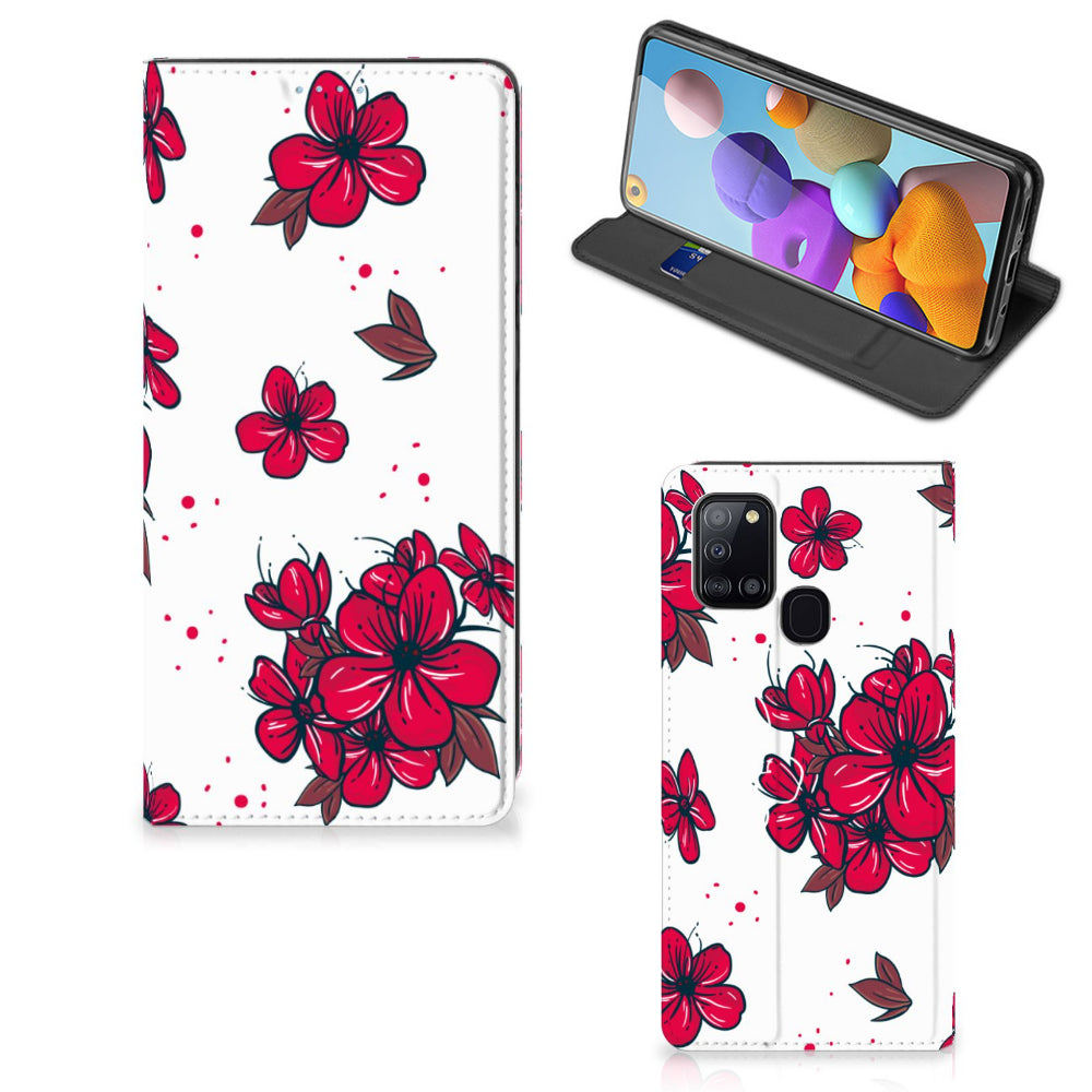 Samsung Galaxy A21s Smart Cover Blossom Red