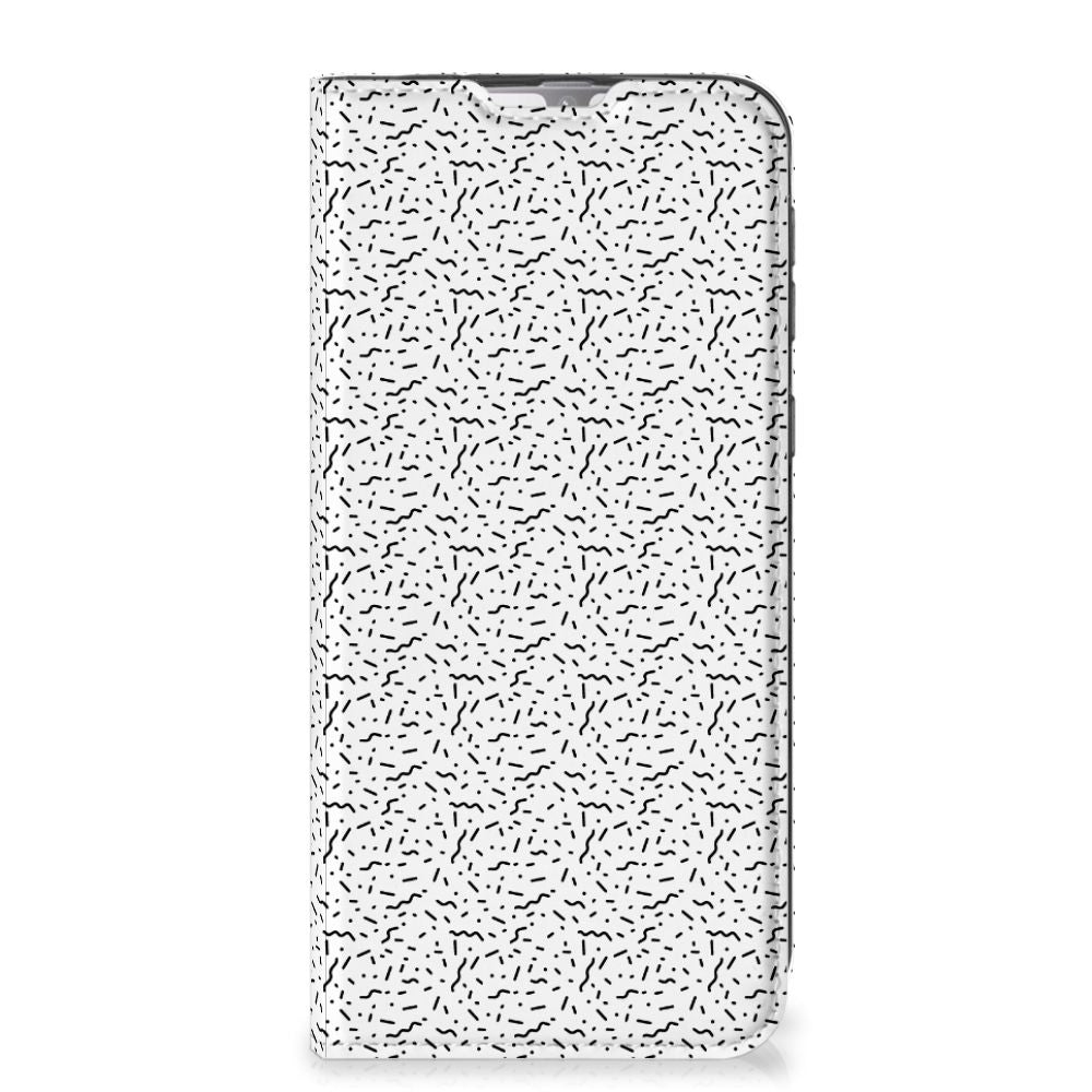 Samsung Galaxy M31 Hoesje met Magneet Stripes Dots - B2C Telecom