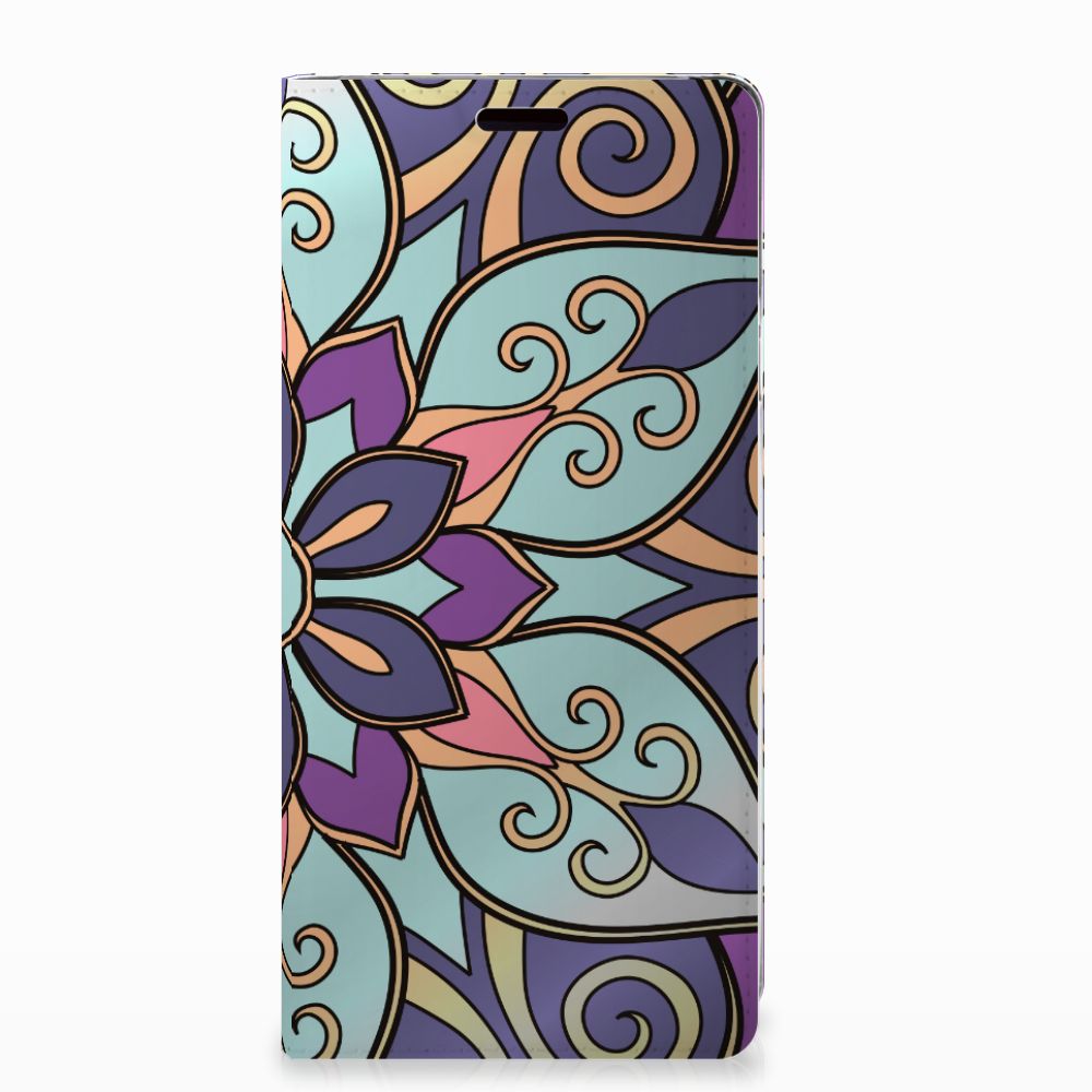 Samsung Galaxy Note 9 Smart Cover Purple Flower