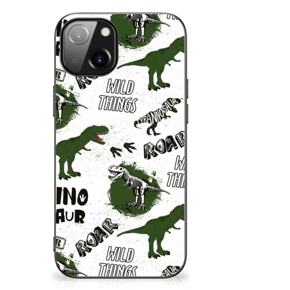 Dierenprint Telefoonhoesje voor Apple iPhone 13 | iPhone 14 Dinosaurus