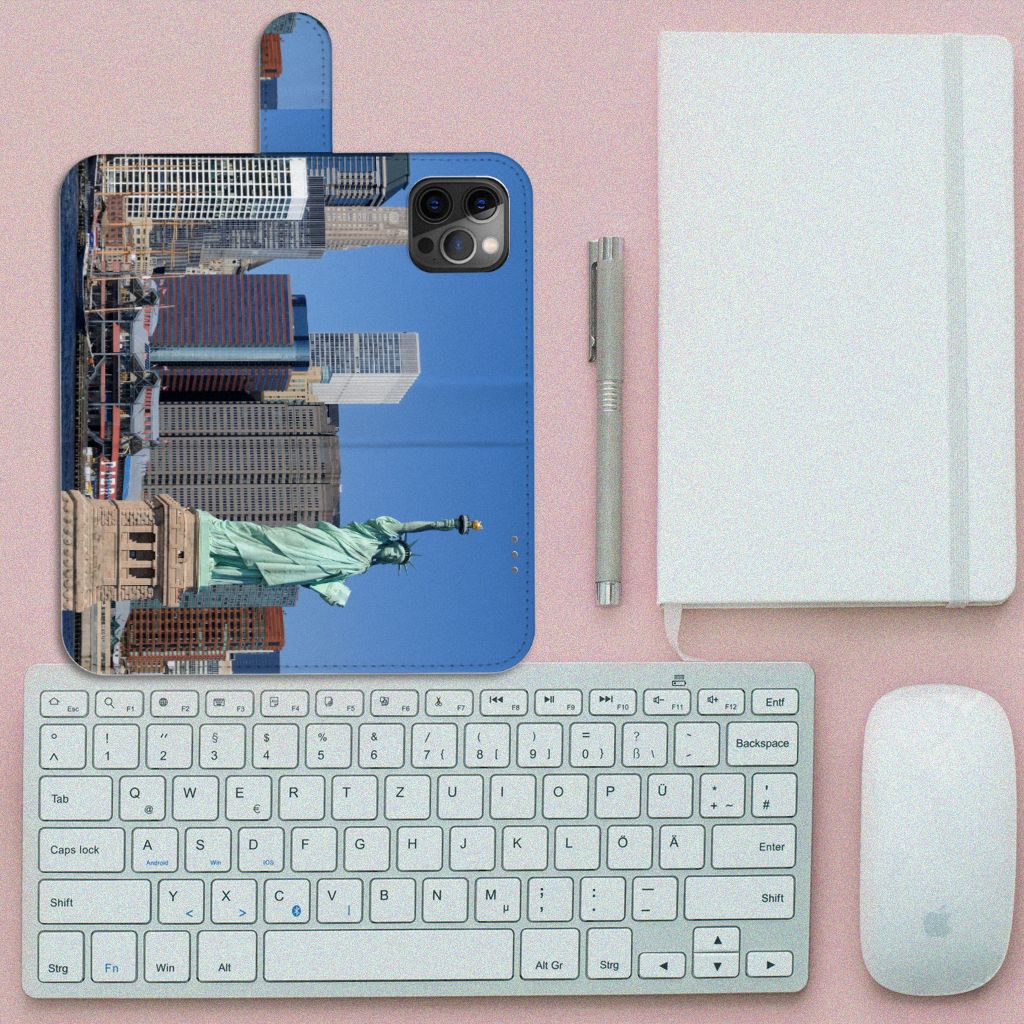 Apple iPhone 12 Pro Max Flip Cover Vrijheidsbeeld