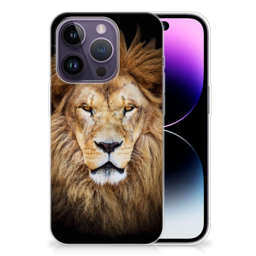 Apple iPhone 14 Pro TPU Hoesje Leeuw B2C Telecom