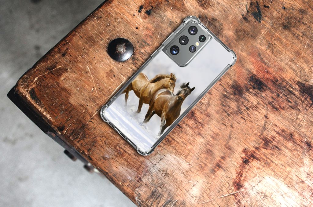 Samsung Galaxy S21 Ultra Case Anti-shock Paarden B2C Telecom
