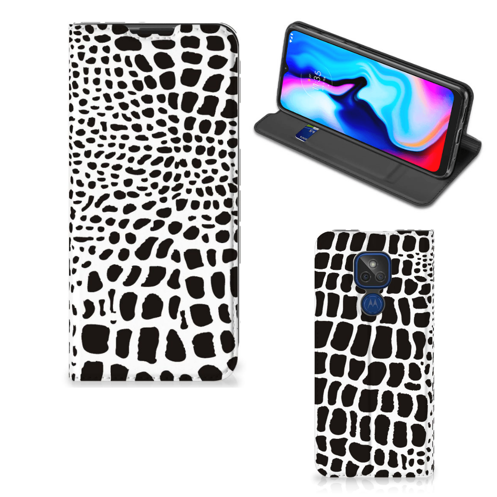 Motorola Moto G9 Play Hoesje maken Slangenprint - B2C Telecom