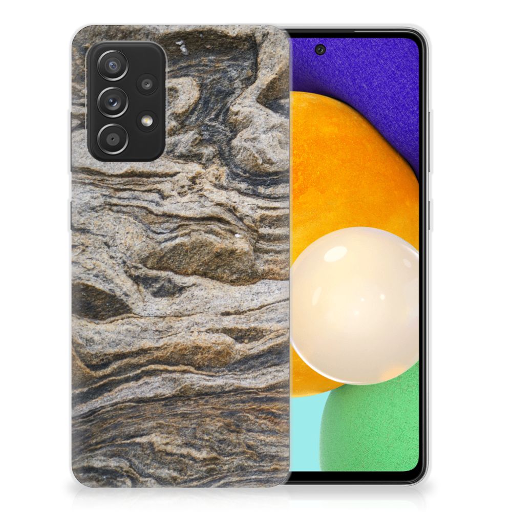 Samsung Galaxy A52 (5G/4G) TPU Siliconen Hoesje Steen