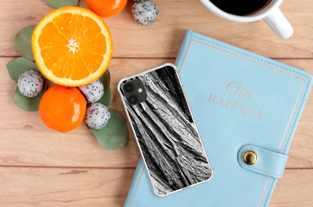 Stevig Telefoonhoesje Apple iPhone 11 Boomschors Grijs