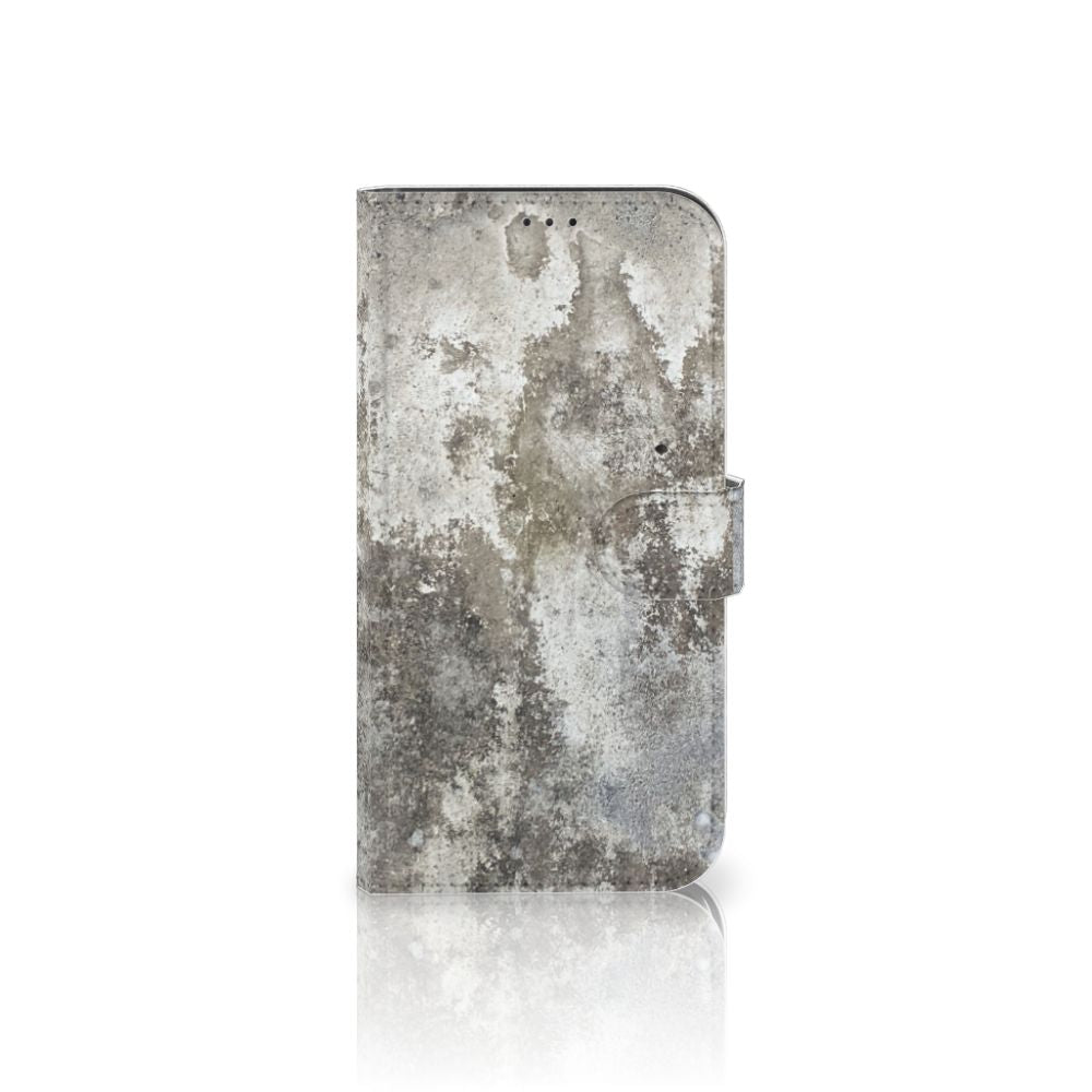 Apple iPhone 12 Pro Max Bookcase Beton Print