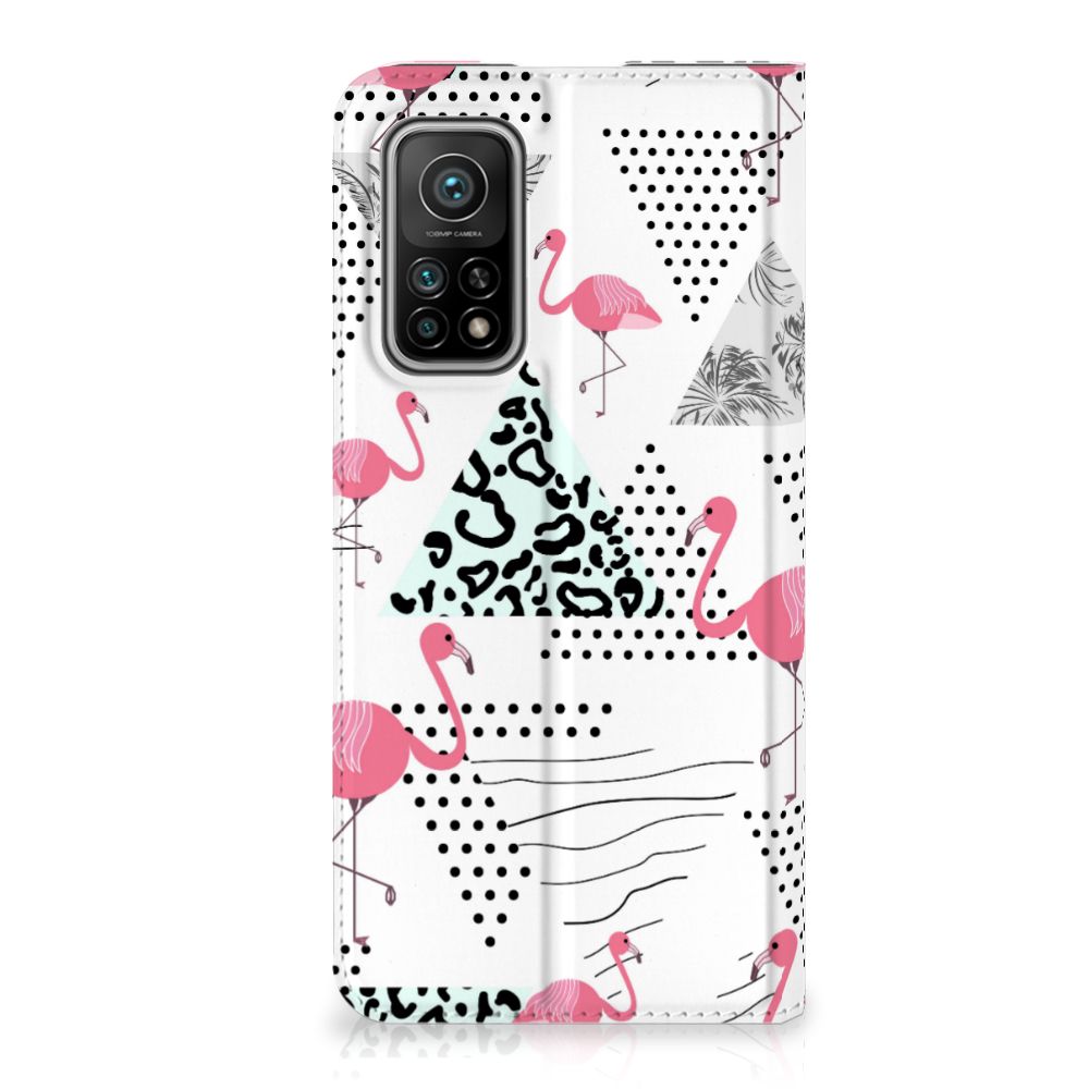 Xiaomi Mi 10T | 10T Pro Hoesje maken Flamingo Triangle - B2C Telecom