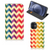 iPhone 12 Mini Hoesje met Magneet Zigzag Multi Color - B2C Telecom