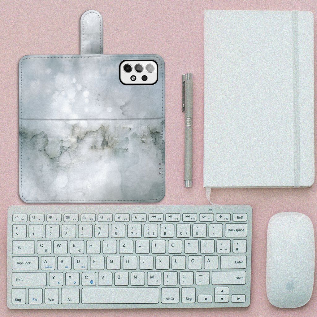 Hoesje Samsung Galaxy A73 5G Painting Grey