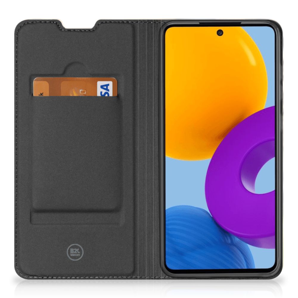 Samsung Galaxy M52 Hoesje maken Baby Luipaard - B2C Telecom