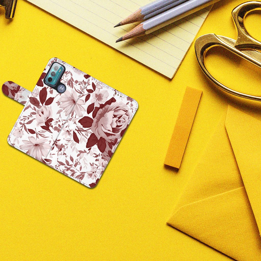 Hoesje Motorola Moto G60 Watercolor Flowers