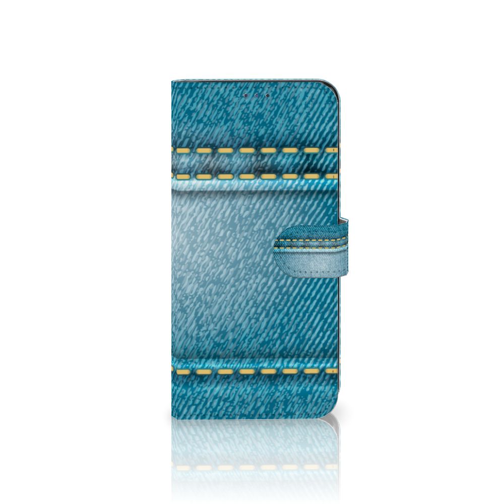 Motorola Moto G22 Wallet Case met Pasjes Jeans