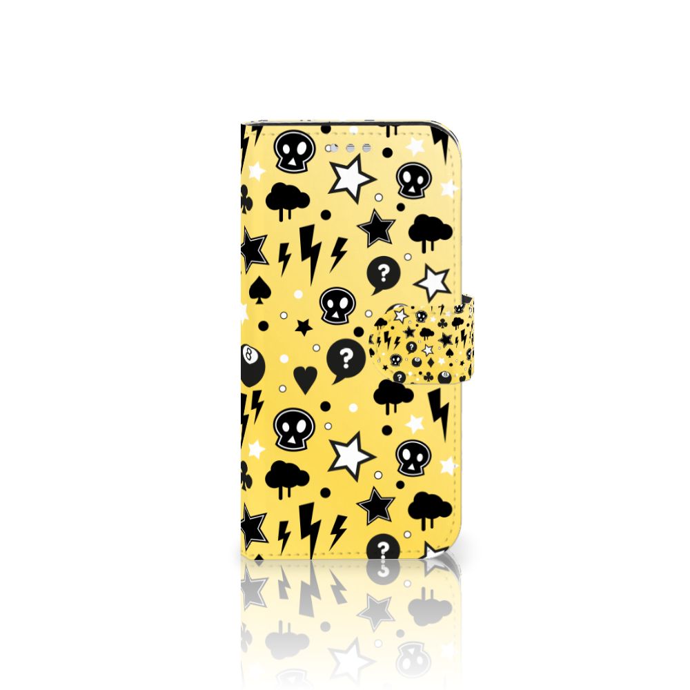 Telefoonhoesje met Naam Samsung Galaxy S7 Punk Geel