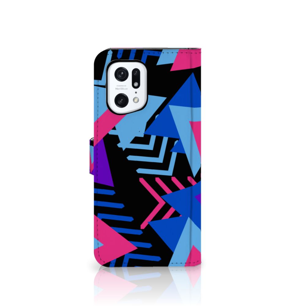 OPPO Find X5 Pro Book Case Funky Triangle
