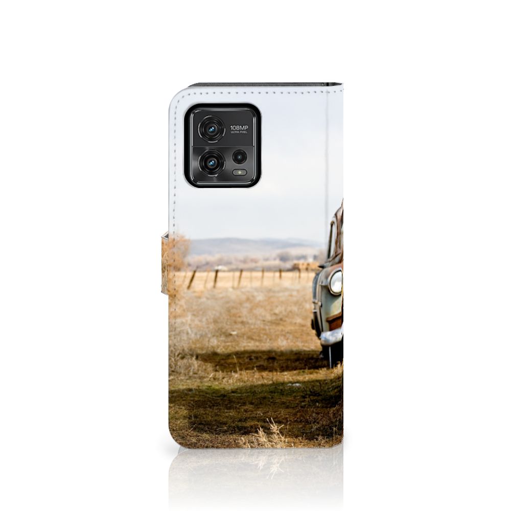 Motorola Moto G72 Telefoonhoesje met foto Vintage Auto
