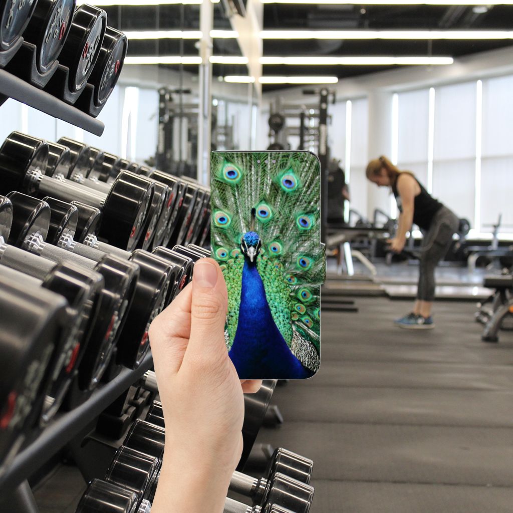 OnePlus Nord CE 5G Telefoonhoesje met Pasjes Pauw