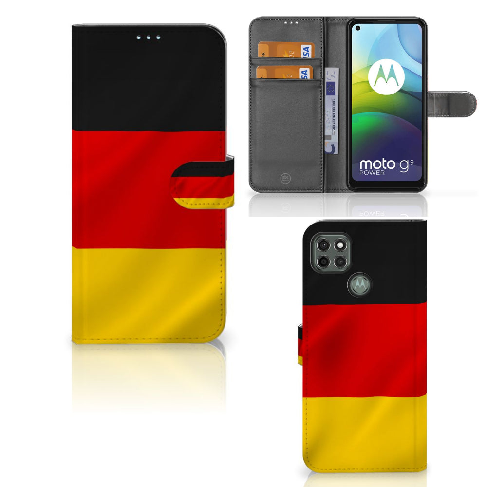 Motorola Moto G9 Power Bookstyle Case Duitsland