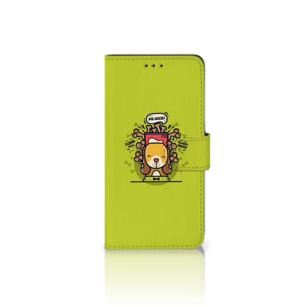 Huawei P10 Lite Leuk Hoesje Doggy Biscuit