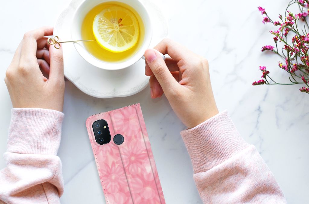 OnePlus Nord N100 Smart Cover Spring Flowers - B2C Telecom