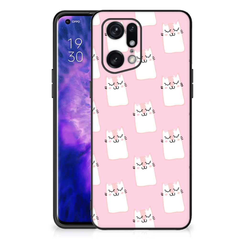 OPPO Find X5 Pro Dierenprint Telefoonhoesje Sleeping Cats