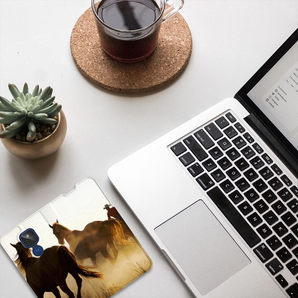 Motorola Moto G9 Play Hoesje maken Design Cowboy - B2C Telecom