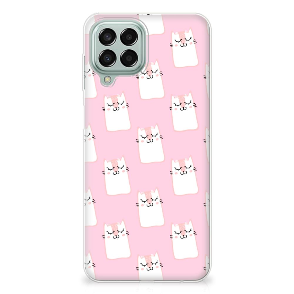 Samsung Galaxy M33 TPU Hoesje Sleeping Cats