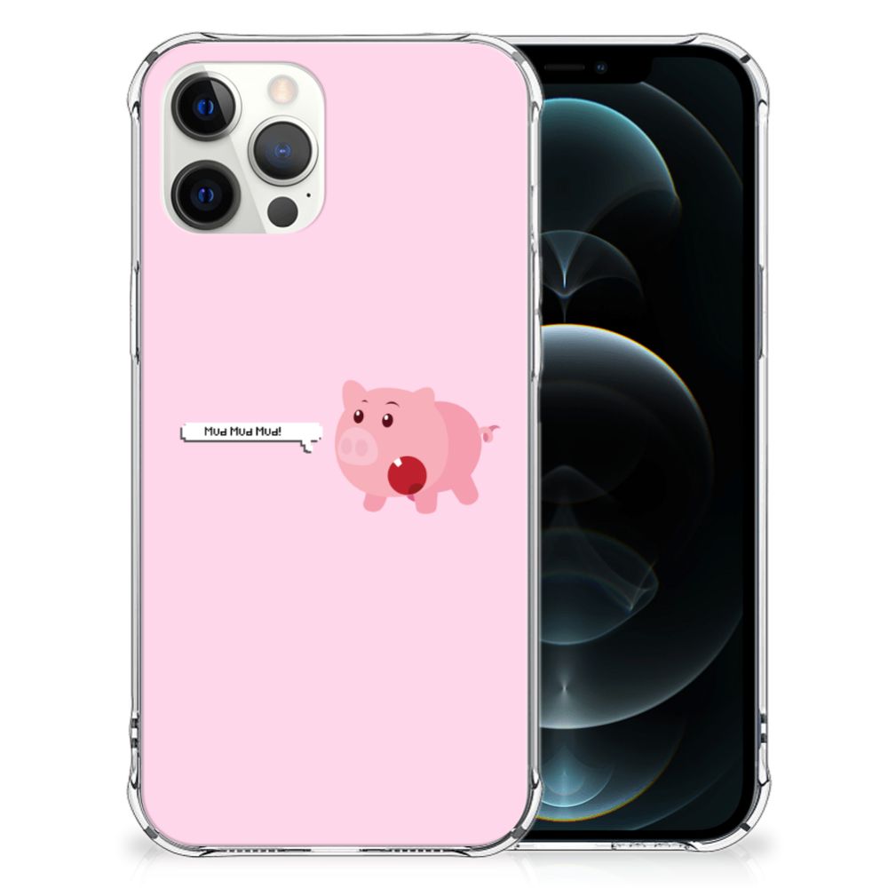 iPhone 12 Pro Max Stevig Bumper Hoesje Pig Mud B2C Telecom
