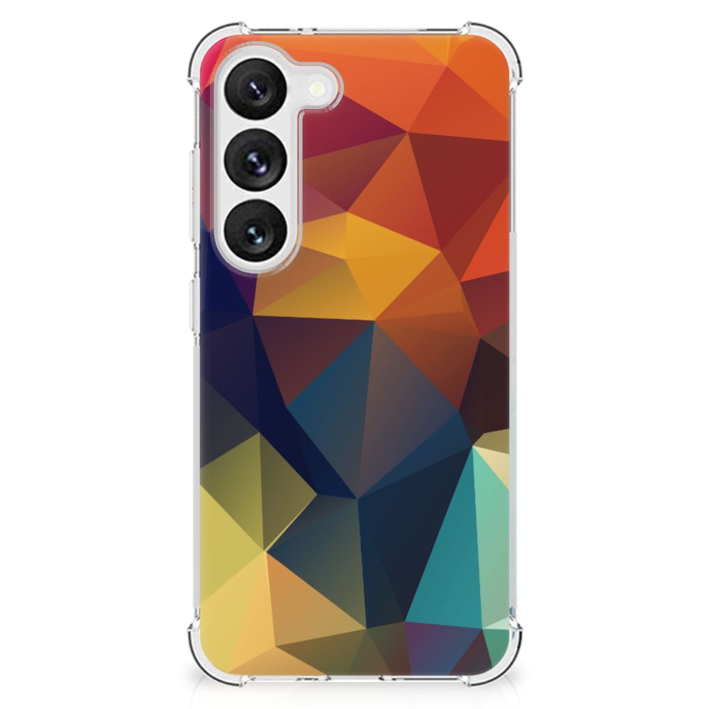 Samsung Galaxy S23 Shockproof Case Polygon Color B2C Telecom