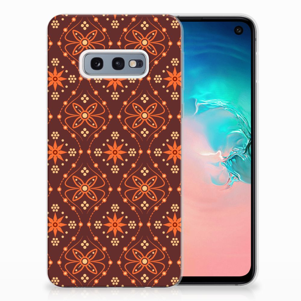 Samsung Galaxy S10e TPU bumper Batik Brown
