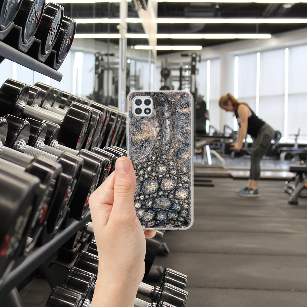 Samsung Galaxy A22 5G TPU Hoesje Krokodillenprint B2C Telecom