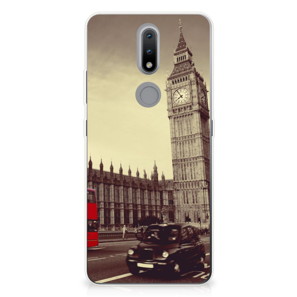 Nokia 2.4 Siliconen Back Cover Londen