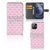 iPhone 12 | 12 Pro (6.1") Portemonnee Hoesje Flowers Pink DTMP