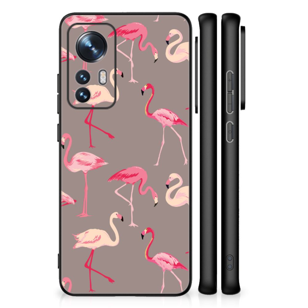 Xiaomi 12 | 12X Dierenprint Telefoonhoesje Flamingo B2C Telecom