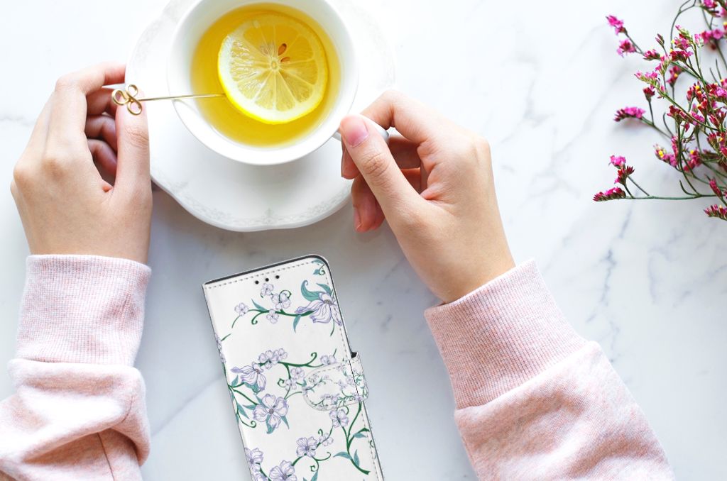Samsung Galaxy M10 Uniek Hoesje Blossom White