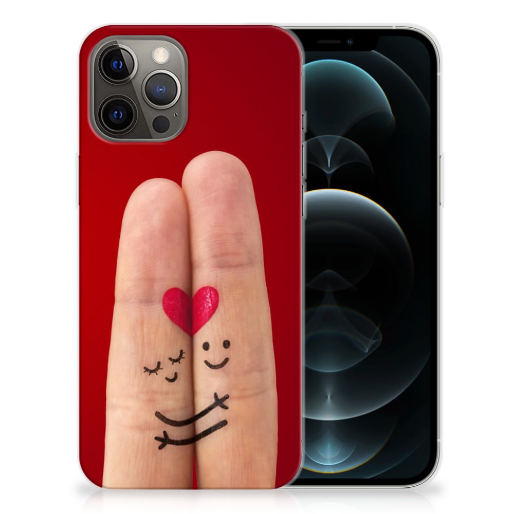 iPhone 12 Pro Max Silicone Back Cover Liefde - Origineel Romantisch Cadeau B2C Telecom