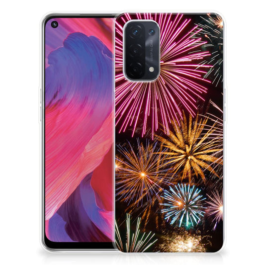 OPPO A74 5G | A54 5G Silicone Back Cover Vuurwerk