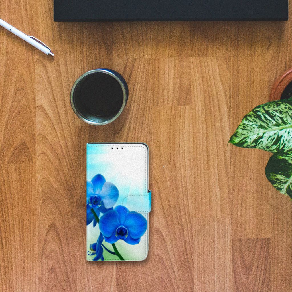 Xiaomi Mi Mix 2s Hoesje Orchidee Blauw - Cadeau voor je Moeder
