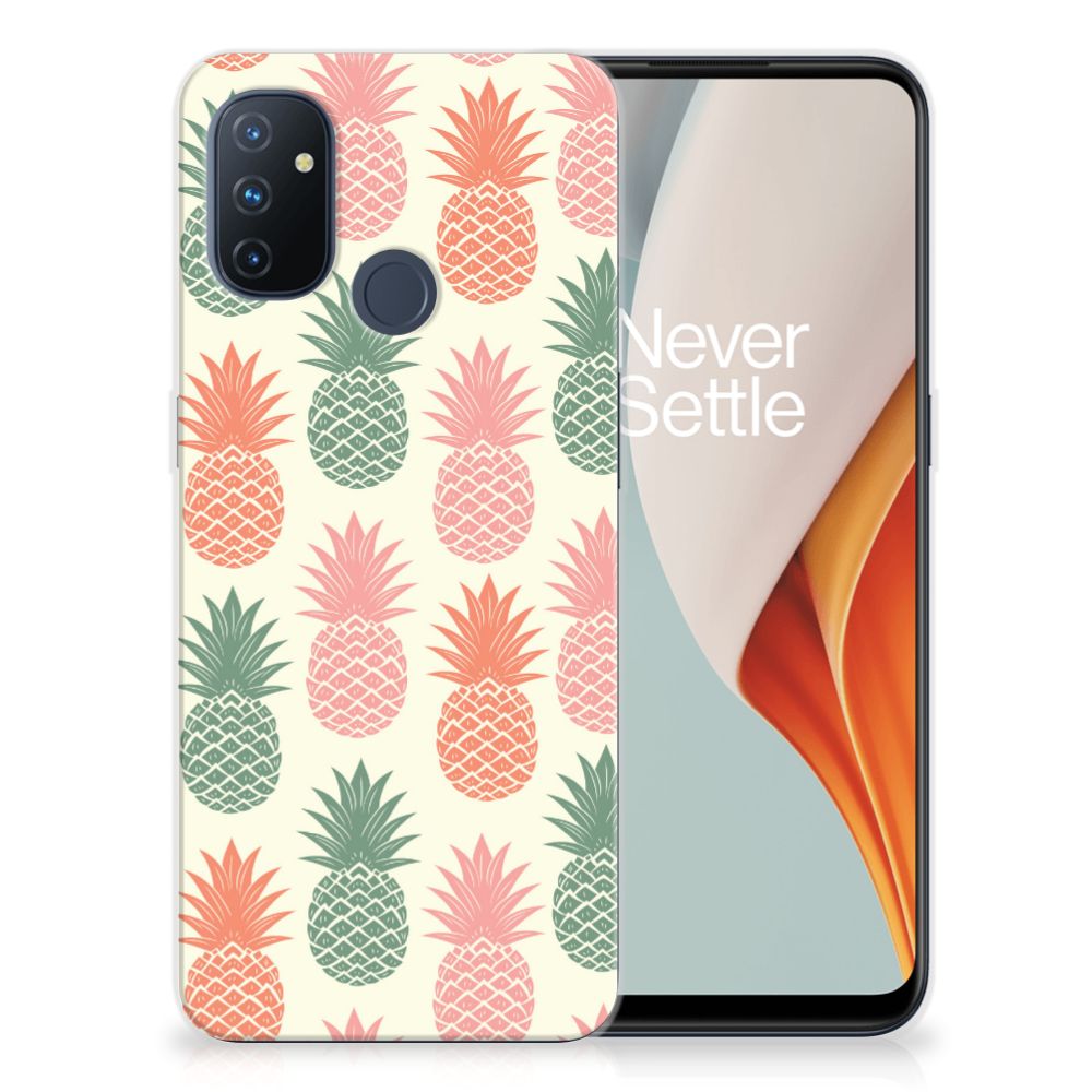 OnePlus Nord N100 Siliconen Case Ananas
