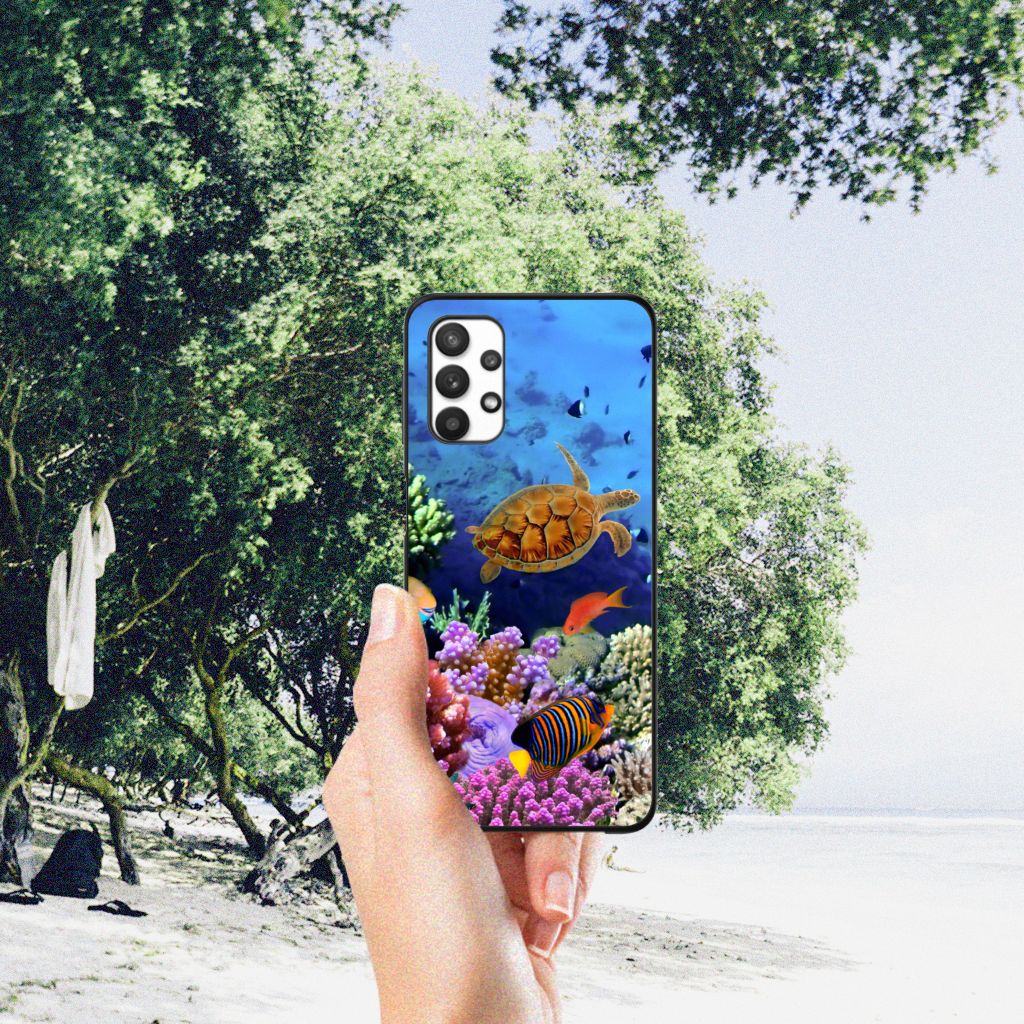 Samsung Galaxy A32 5G Dierenprint Telefoonhoesje Vissen B2C Telecom
