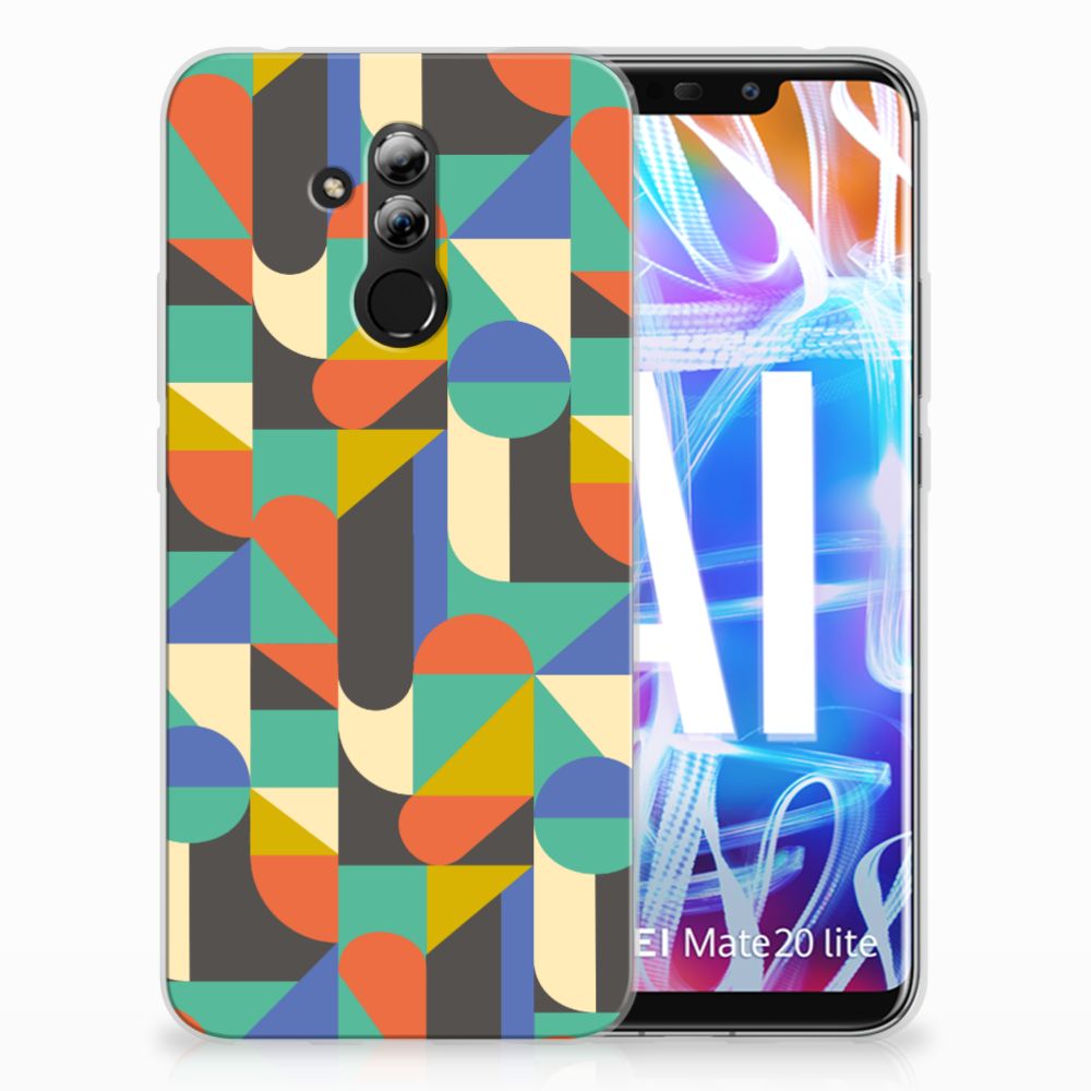 Huawei Mate 20 Lite TPU bumper Funky Retro