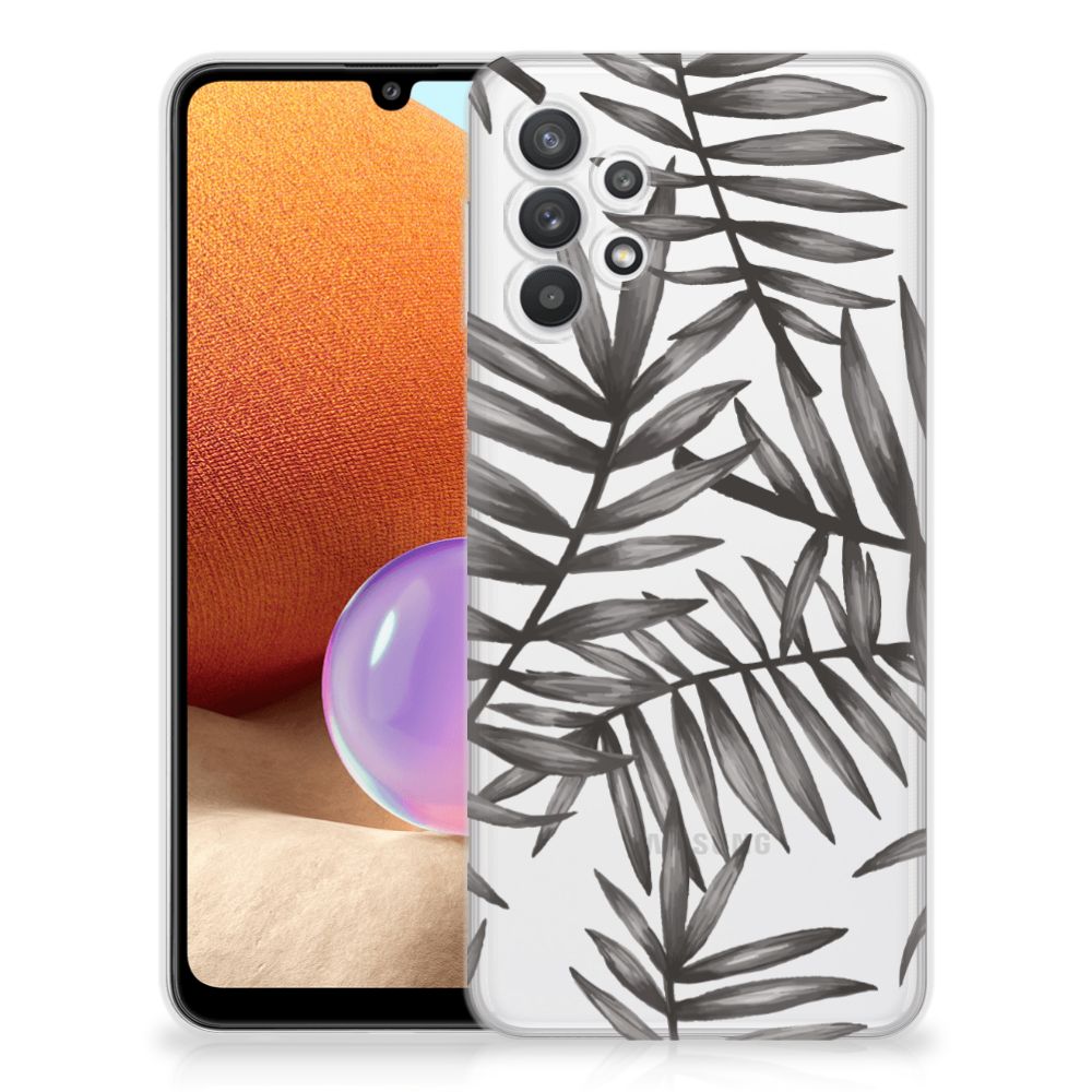 Samsung Galaxy A32 4G | A32 5G Enterprise Editie TPU Case Leaves Grey B2C Telecom