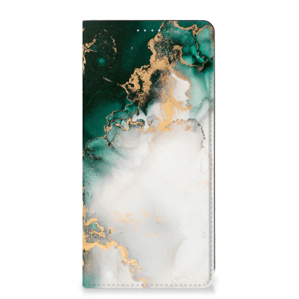 Standcase voor Xiaomi Redmi Note 10 Pro Marmer Groen - B2C Telecom
