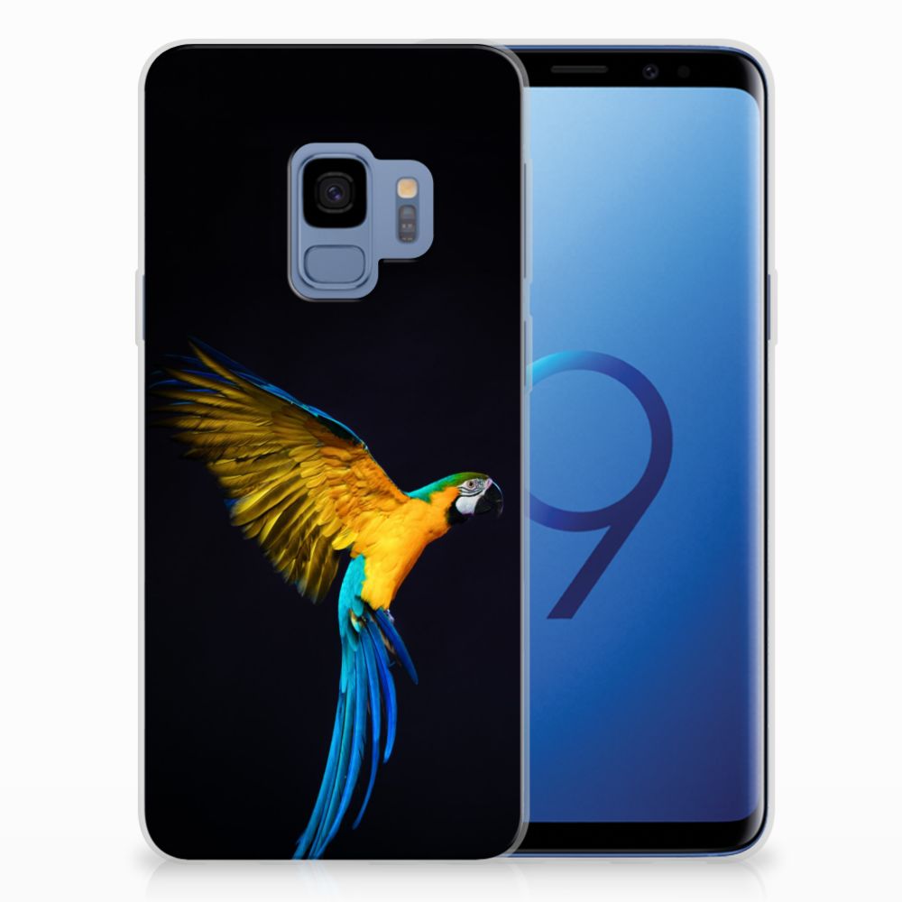Samsung Galaxy S9 TPU Hoesje Papegaai