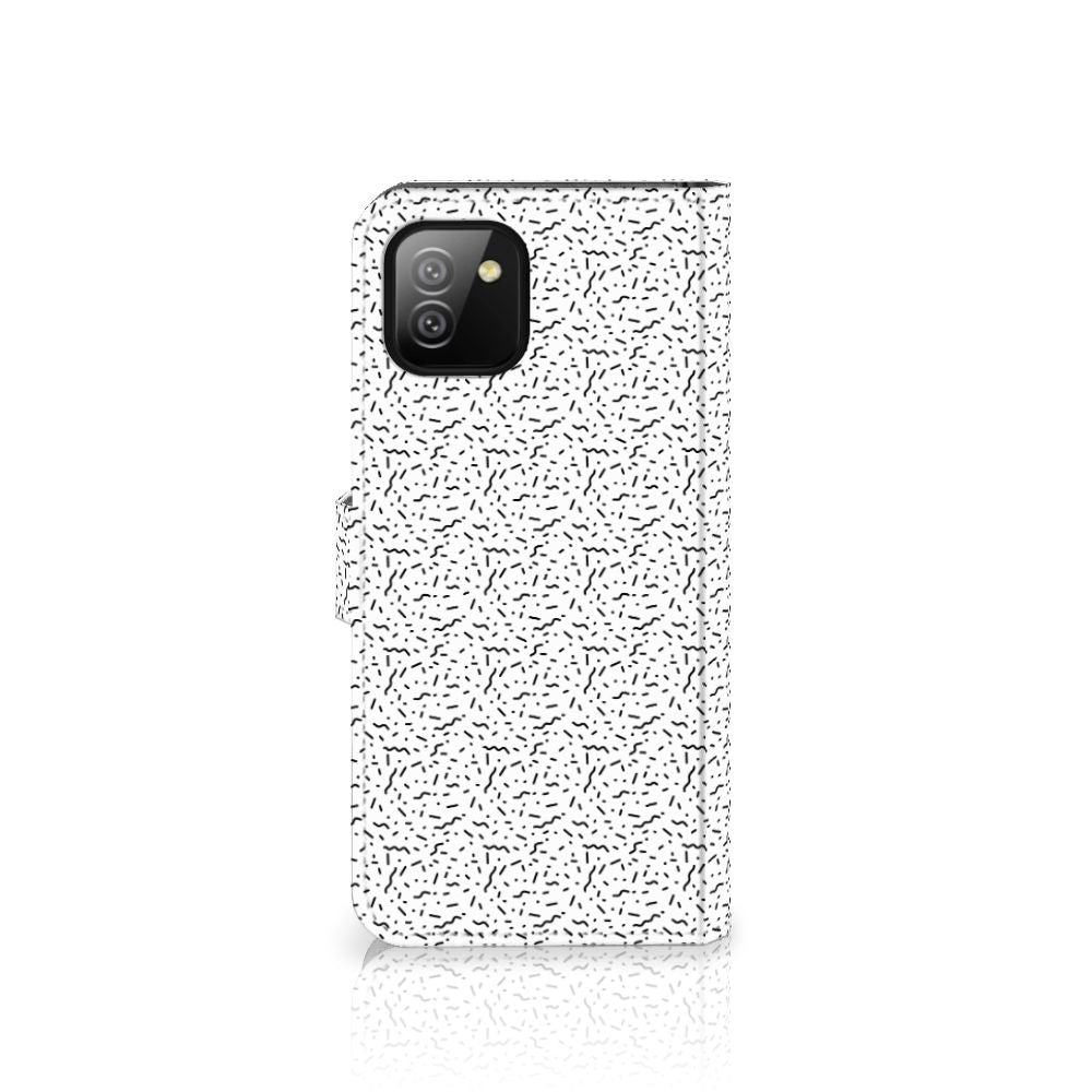Samsung Galaxy A03 Telefoon Hoesje Stripes Dots